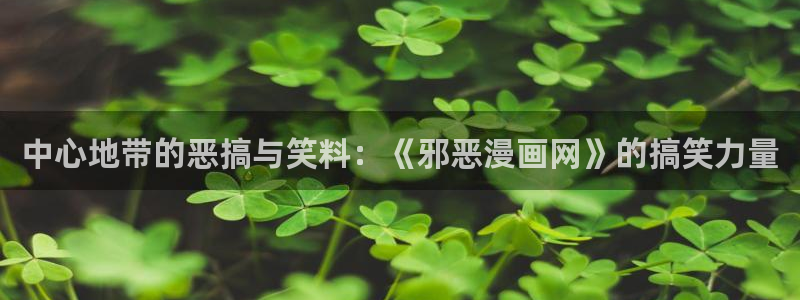 禁漫天堂要什么加速器：中心地带的恶搞与笑料：《邪恶漫画网》的搞笑力量